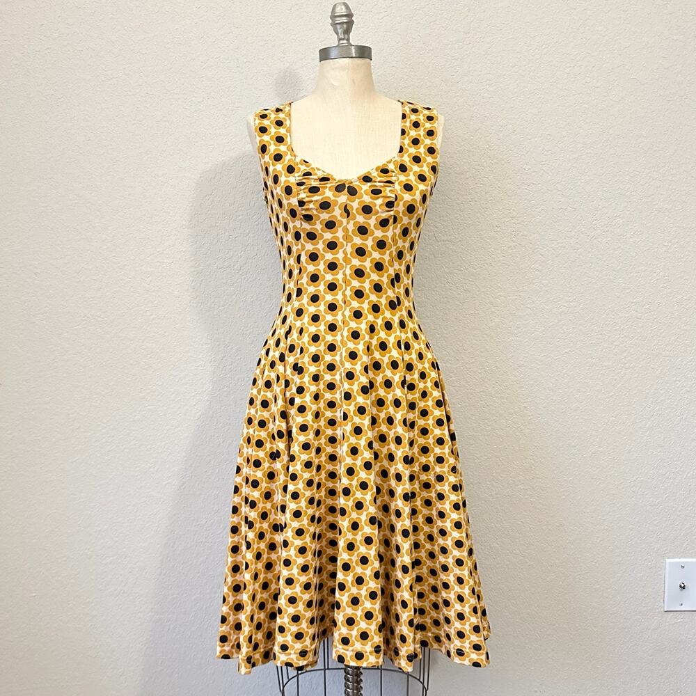 EFFIE'S HEART The Desired Dress Yellow Tournesol Sleeveless Boho Party